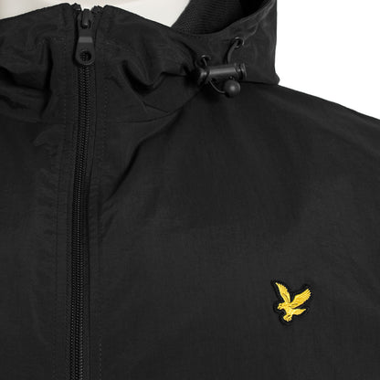 Lyle & Scott Plus Size Hooded Jacket Jet Black