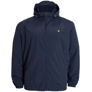 Lyle & Scott Plus Size Jk464 Zip Through Hooded Jacket Dark Navy