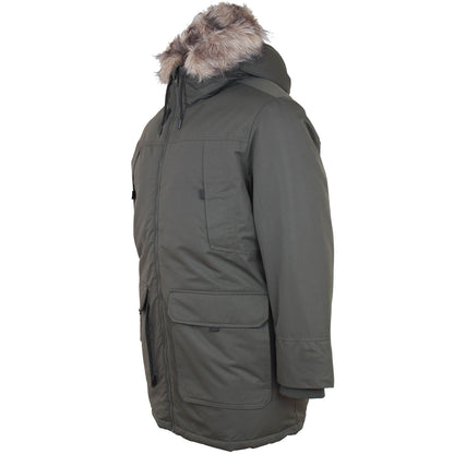 Jack & Jones Plus Size Construct Faux Fur Parka Rosin