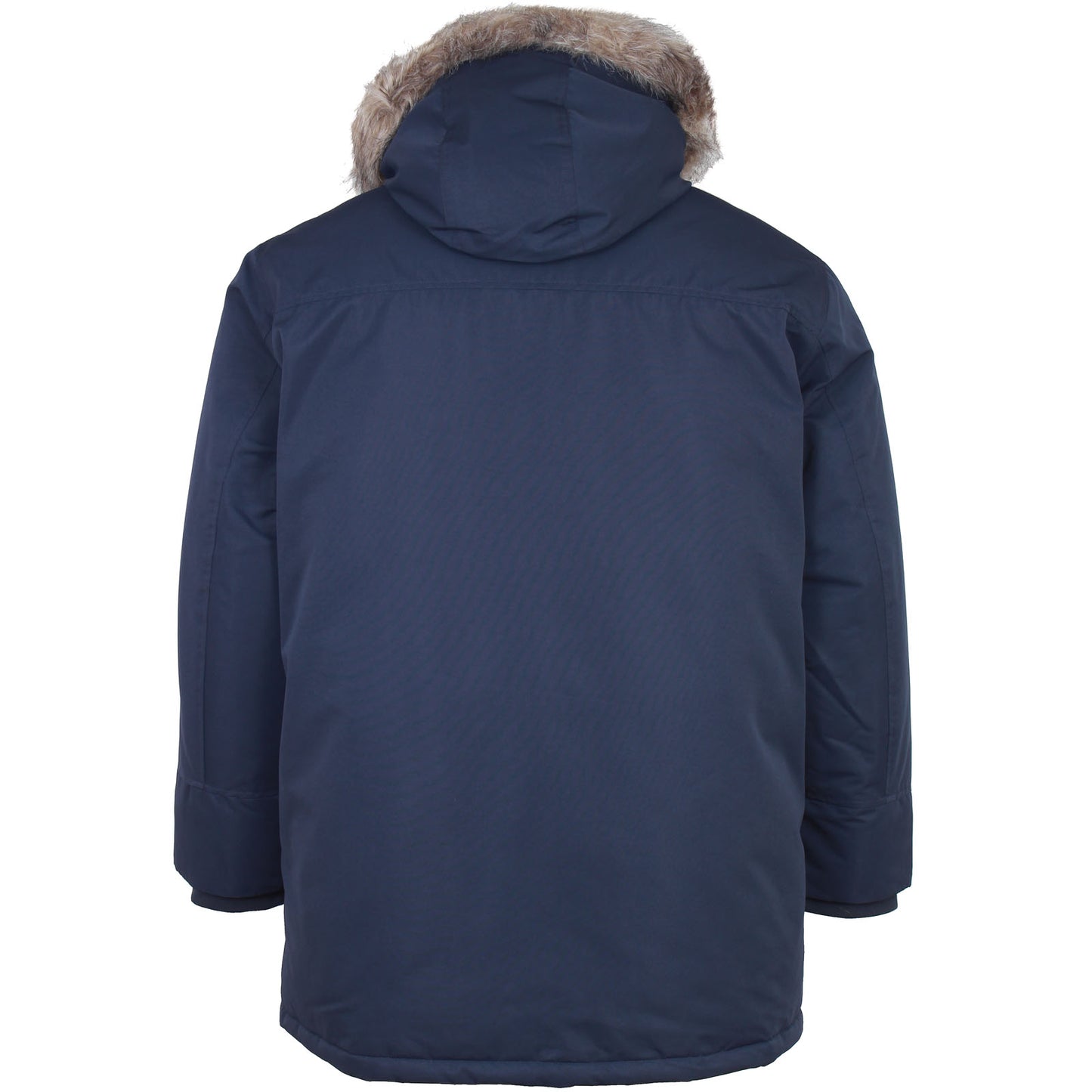 Jack & Jones Plus Size Construct Faux Fur Parka Navy Blazer