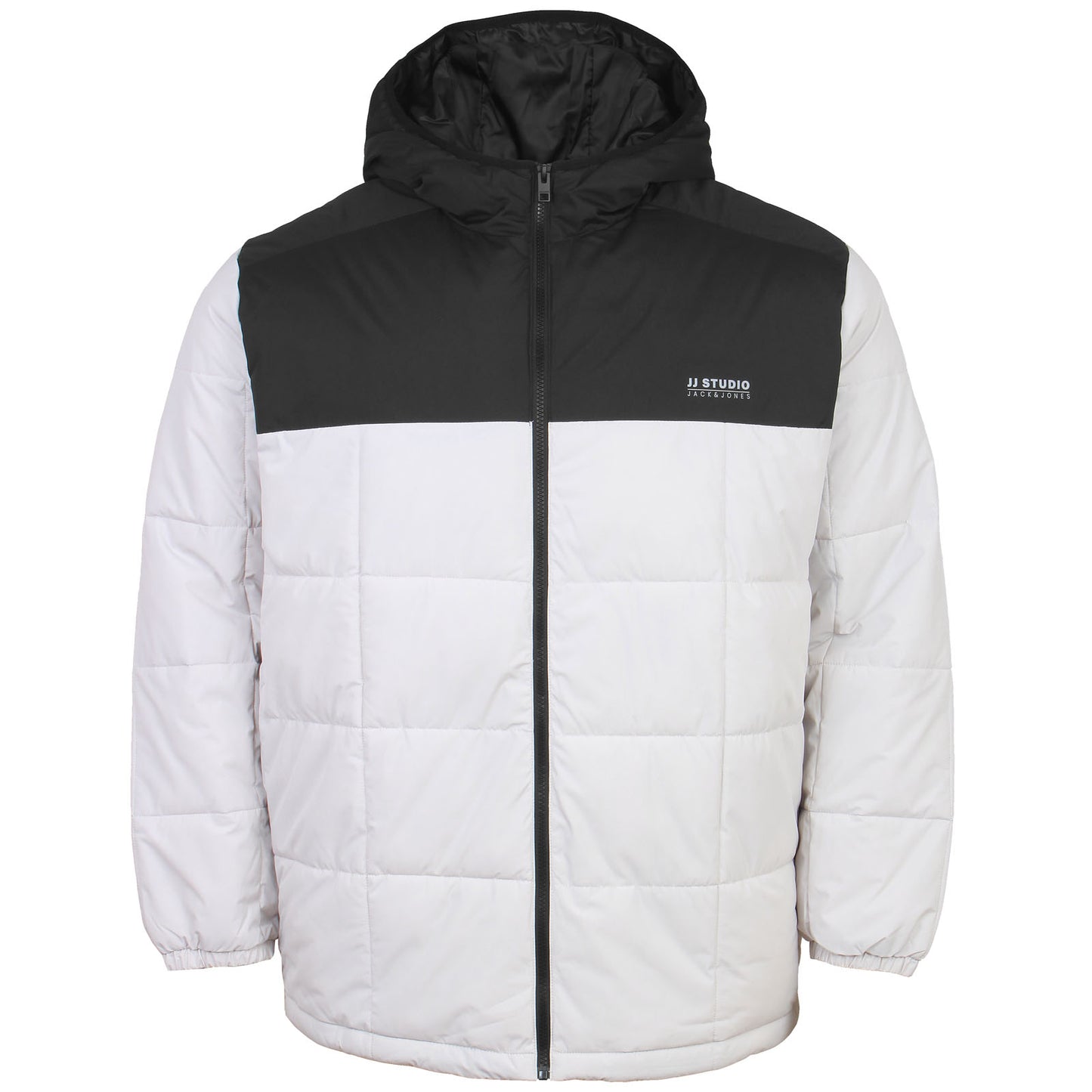 Jack & Jones Plus Size Ben Square Hooded Jacket Moonbeam