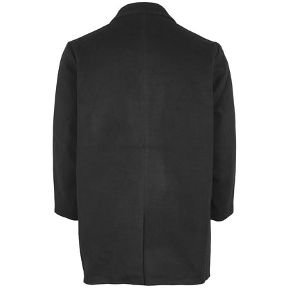 Jack & Jones Plus Size Hays Wool Blend Coat Black