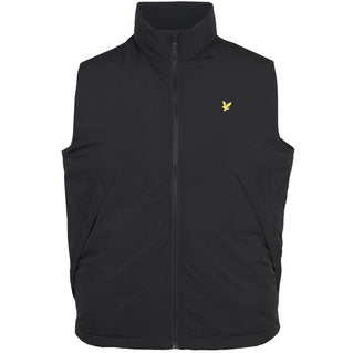 Lyle & Scott Plus Size Jk2108 Padded Puffer Gilet Jet Black