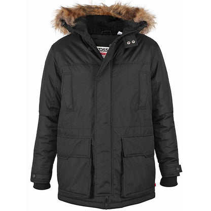 Plus Size Lovett Parka Style Jacket Black