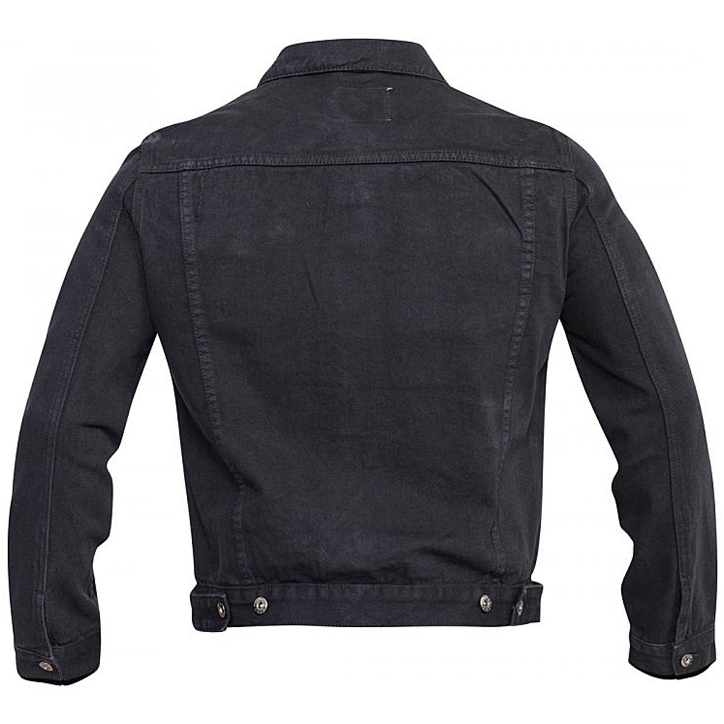 Plus Size Trucker Denim Jacket Black