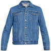 D555 Plus Size Trucker Denim Jacket Blue Stonewash