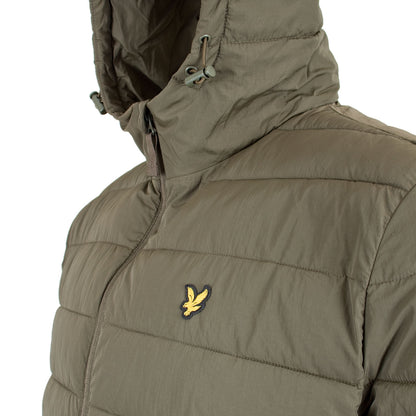 Lyle & Scott Plus Size Jk1546 Lightweight Puffer Jacket Olive