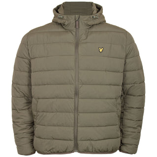 Lyle & Scott Plus Size Jk1546 Lightweight Puffer Jacket Olive