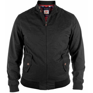 D555 Plus Size Windsor Harrington Jacket Black