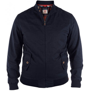 D555 Plus Size Windsor Harrington Jacket Navy