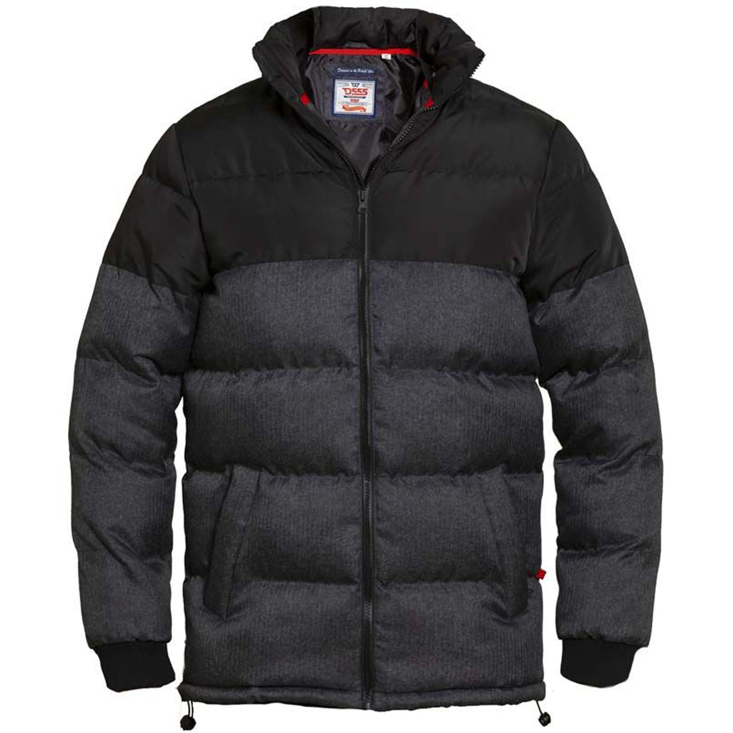 Jack & Jones Plus Size Otis Puffer Jacket Black