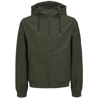 Jack & Jones Plus Size Basic Softshell Hooded Jacket Rosin