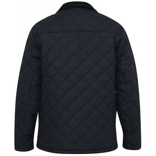 D555 Plus Size Matias Quilted Jacket Black