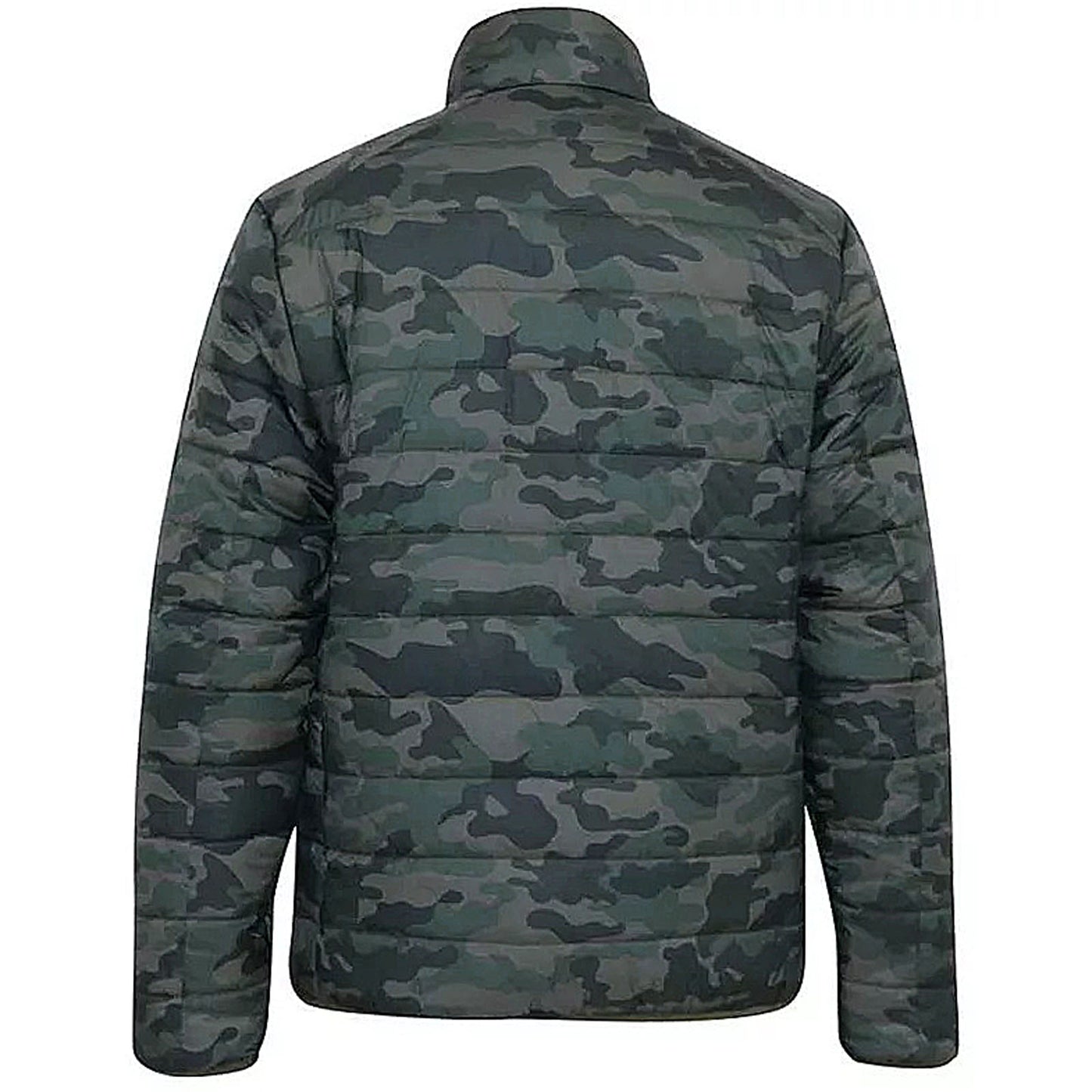 D555 Plus Size Peter Camo Puffer Jacket Green