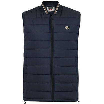 D555 Plus Size Ralph Puffer Gilet Navy