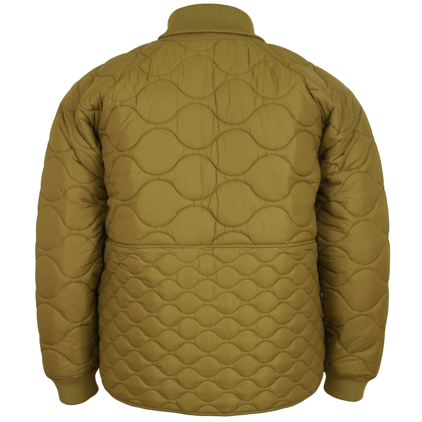 Lyle & Scott Plus Size Jk1916 Quilted Bomber Jacket Rankin Olive