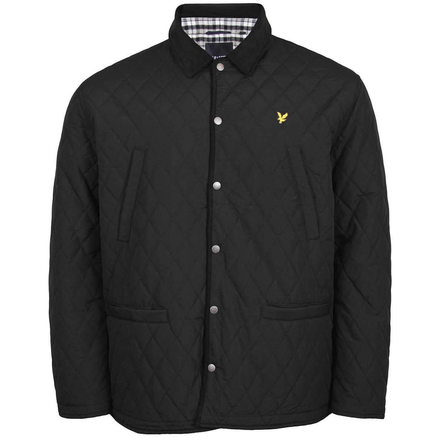 Lyle & Scott Plus Size Quilted Jacket Jet Black