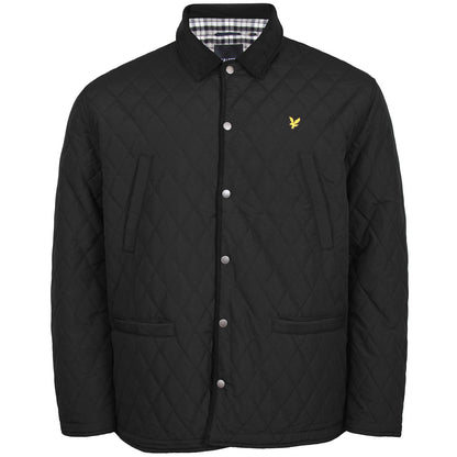 Lyle & Scott Plus Size Quilted Jacket Jet Black