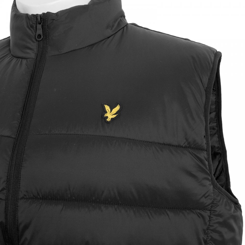 Lyle & Scott Plus Size Jk1231 Wadded Gilet Jet Black