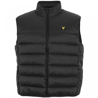 Lyle & Scott Plus Size Jk1231 Wadded Gilet Jet Black