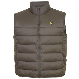 Lyle & Scott Plus Size Wadded Gilet Olive