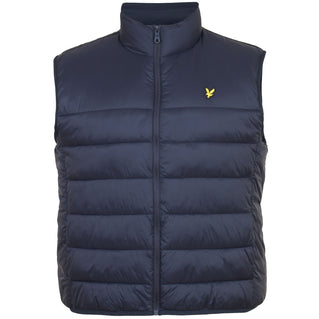 Lyle & Scott Plus Size Wadded Gilet Dark Navy