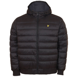 Lyle & Scott Plus Size Jk1921 Wadded Jacket Black