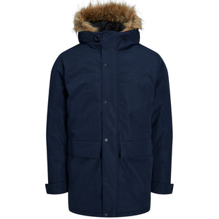 Jack & Jones Plus Size Champ Parka Navy Blazer