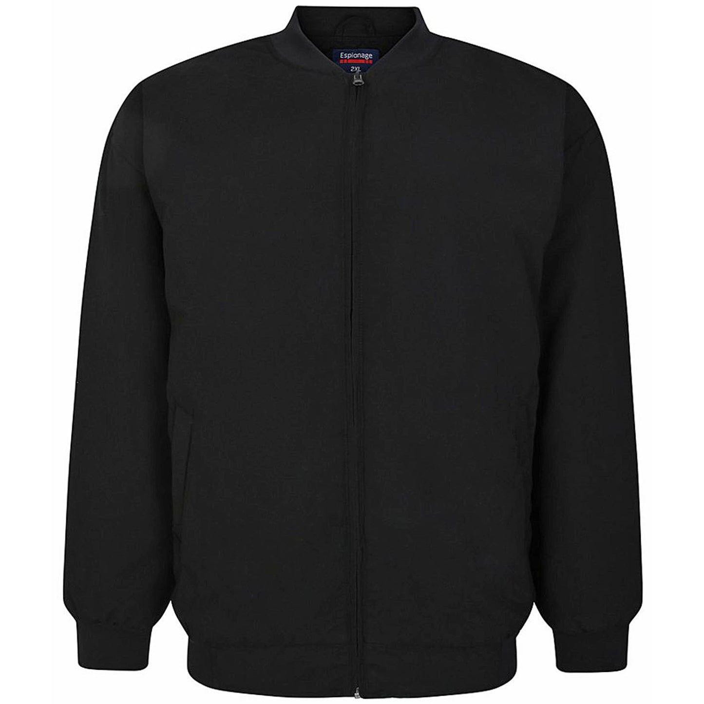 Plus Size Jt123 Padded Oxford Jacket Black