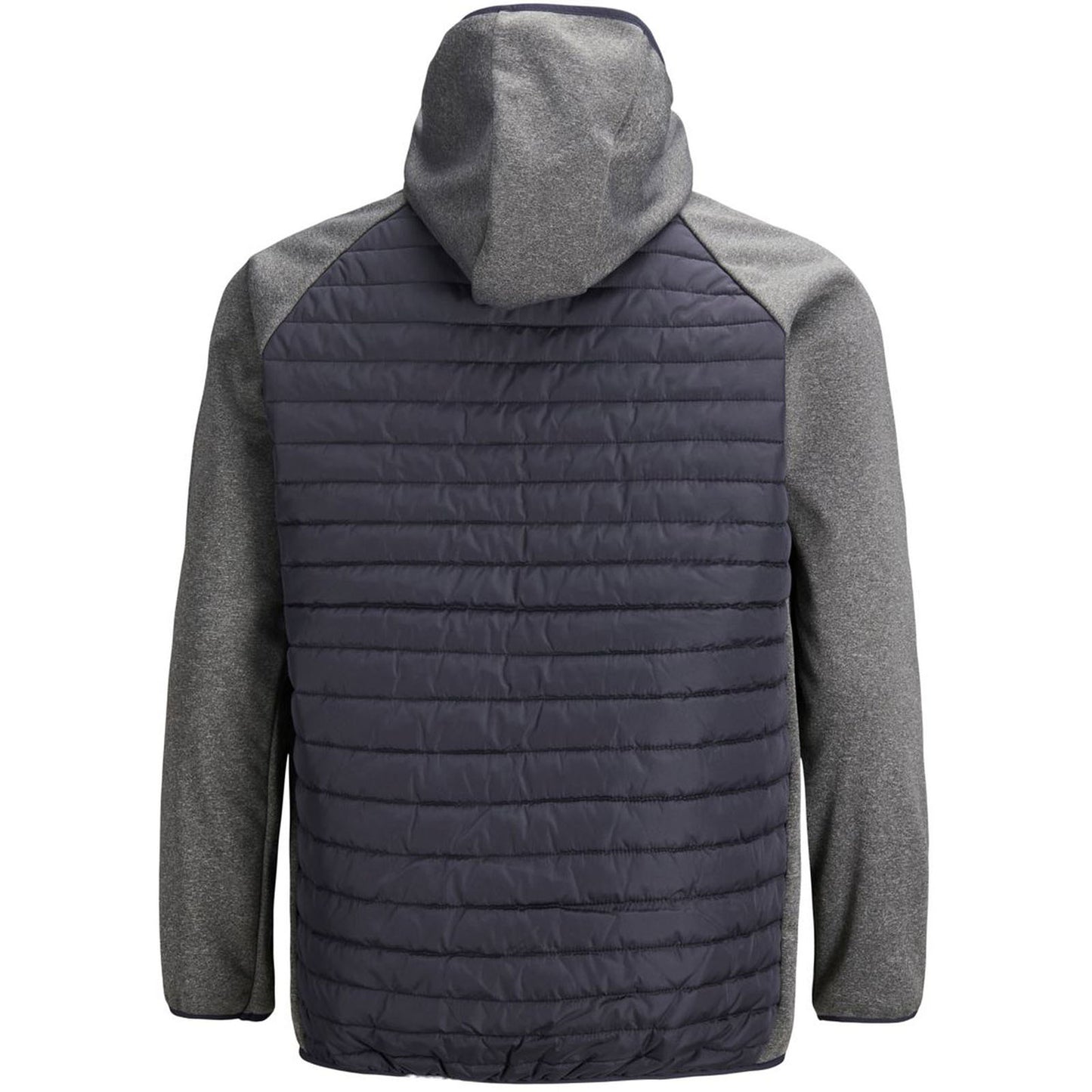 Plus Size  Multi Quilted Jacket Grey Melange