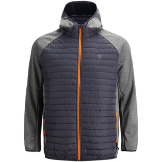 Jack & Jones Plus Size  Multi Quilted Jacket Grey Melange