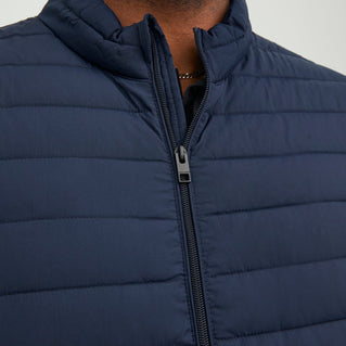 Jack & Jones Plus Size Recycle Quilted Bodywarmer Navy Blazer