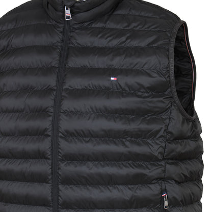 Tommy Hilfiger Plus Size Packable Recycled Gilet Black