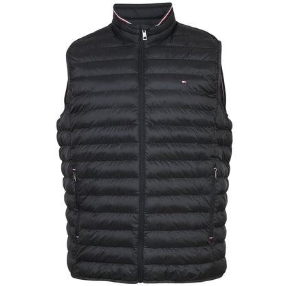 Tommy Hilfiger Plus Size Packable Recycled Gilet Black