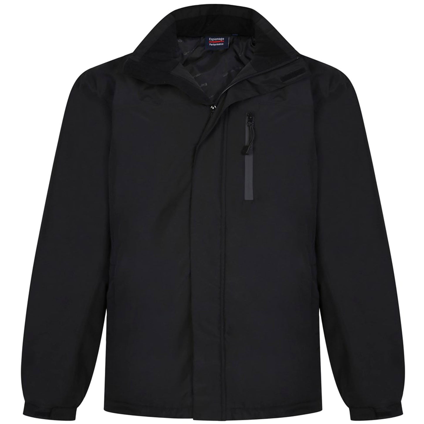 Plus Size Jt121 Padded Waterproof Coat Black