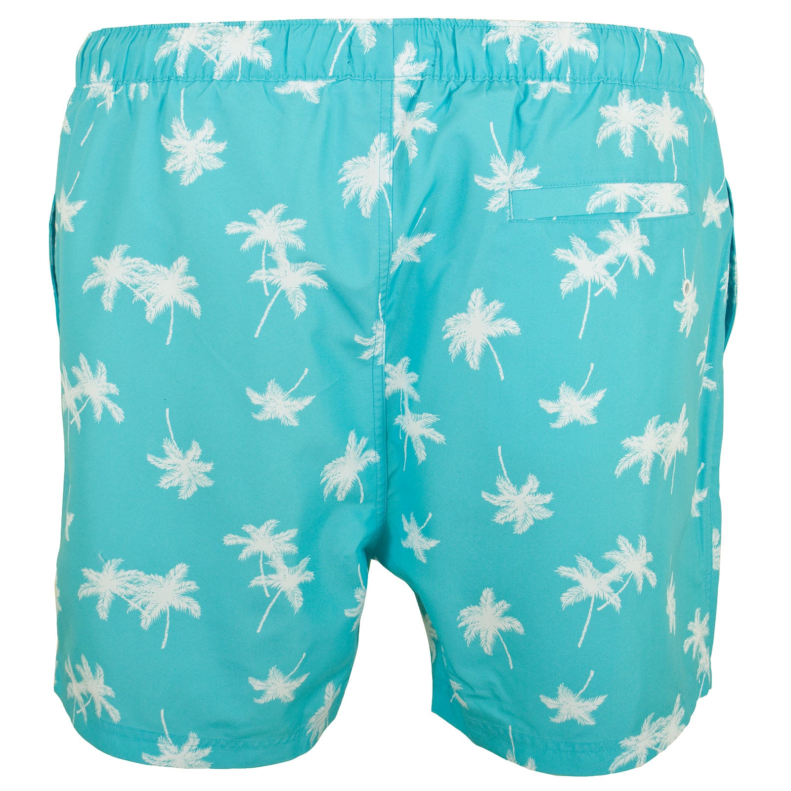 Original Penguin Plus Size Ojss3002 Palm Tree Swim Shorts Blue Atoll