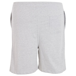 Solid State Plus Size Delaware Lounge Shorts Mid Grey