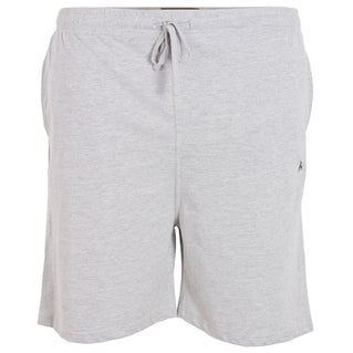 Solid State Plus Size Delaware Lounge Shorts Mid Grey