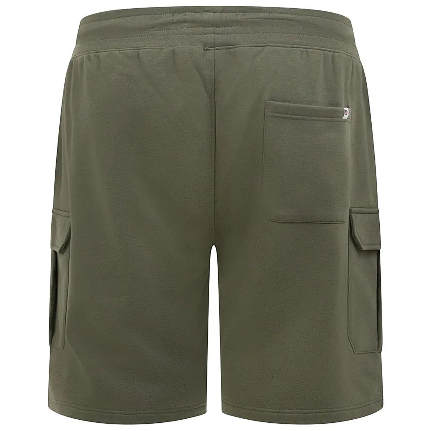 D555 Plus Size Fleece Cargo Shorts Khaki