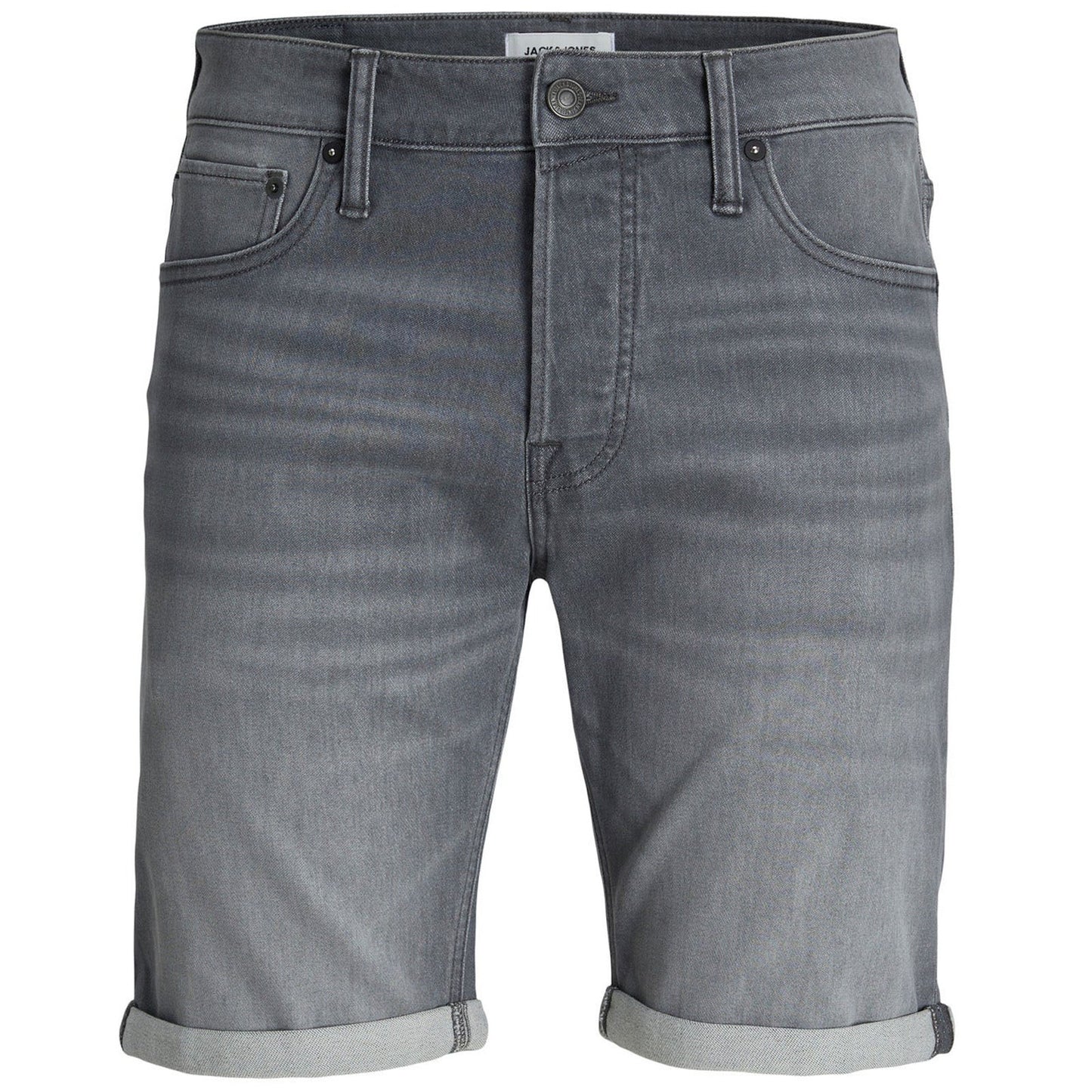 Plus Size Rick Icon Ge370 Denim Shorts Grey