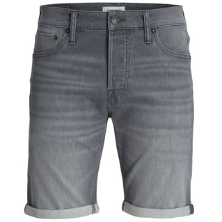 Jack & Jones Plus Size Rick Icon Ge370 Denim Shorts Grey