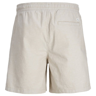 Jack & Jones Plus Size Jaiden Summer Linen Shorts Crockery