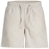 Plus Size Jaiden Summer Linen Shorts Crockery