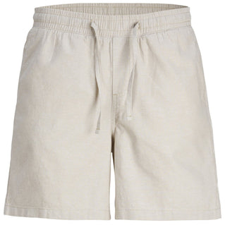 Jack & Jones Plus Size Jaiden Summer Linen Shorts Crockery