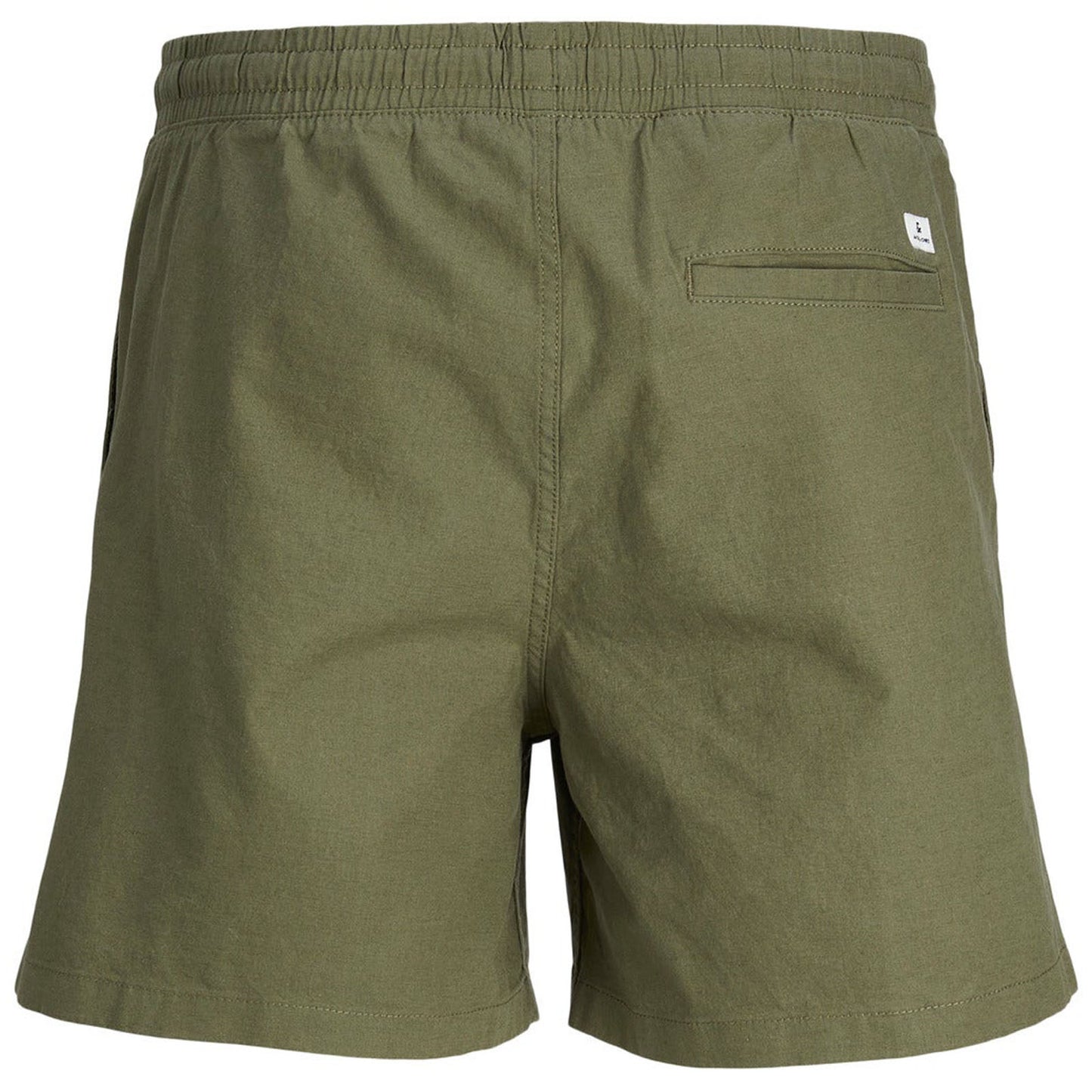 Plus Size Jaiden Summer Linen Shorts Dusty Olive