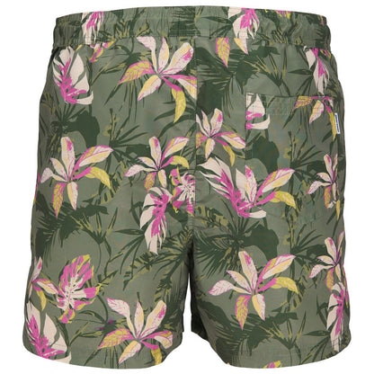 Plus Size Fiji Floral Aop Swim Shorts Laurel Wreath