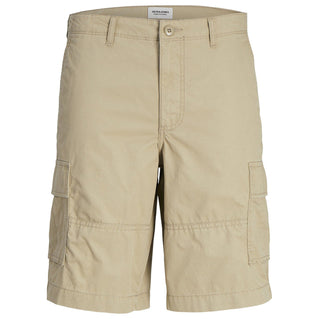 Jack & Jones Plus Size Cole Campaign Cargo Shorts Crockery