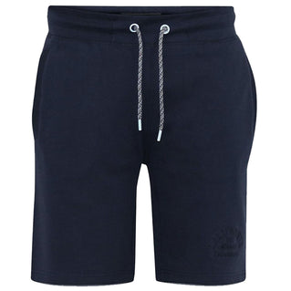 D555 Plus Size Stefan Loop Back Shorts Navy