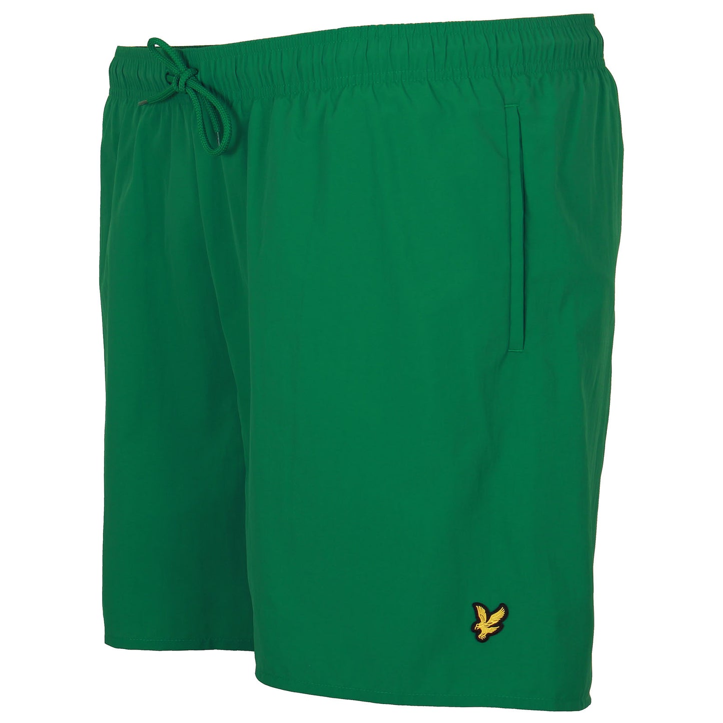 Plus Size Sh1204 Plain Swin Shorts Court Green