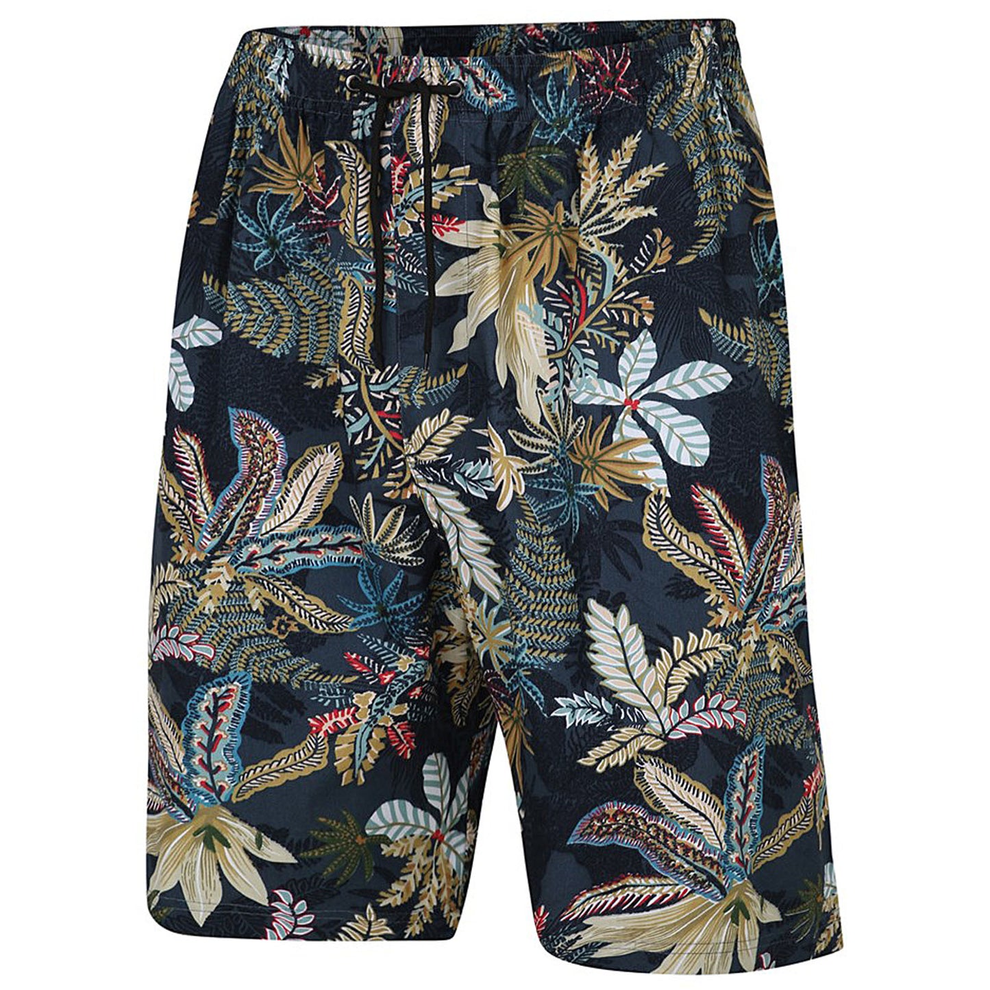 Plus Size Lw159 Jungle Print Shorts Multi